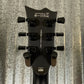 ESP LTD EC Black Metal Black Satin Guitar ECBKMBLKS #1990 Used