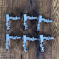 Grover 406 Locking Rotomatics 6 In Line Tuning Machine Set Chrome Used
