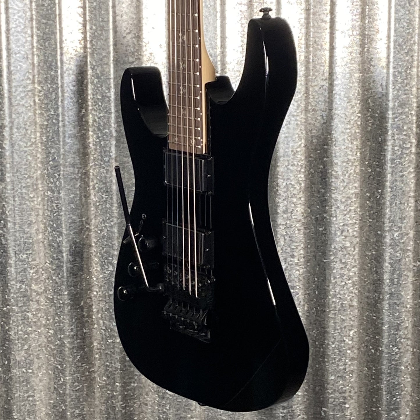 ESP LTD KH-202 Kirk Hammett Signature Gloss Black Left Hand Guitar LKH202LH #1323 Used