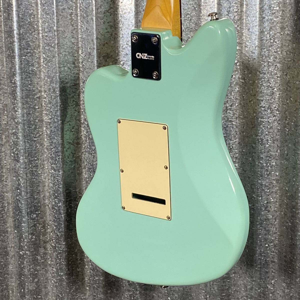 CNZ Audio JM-MINI-SG 3/4 Scale Surf Green Guitar #0068 Used