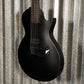 ESP LTD EC Black Metal Black Satin Guitar ECBKMBLKS #1516 Used