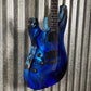 Schecter C-1 Hydro Dip Midnight Tide Guitar Left Hand #0764