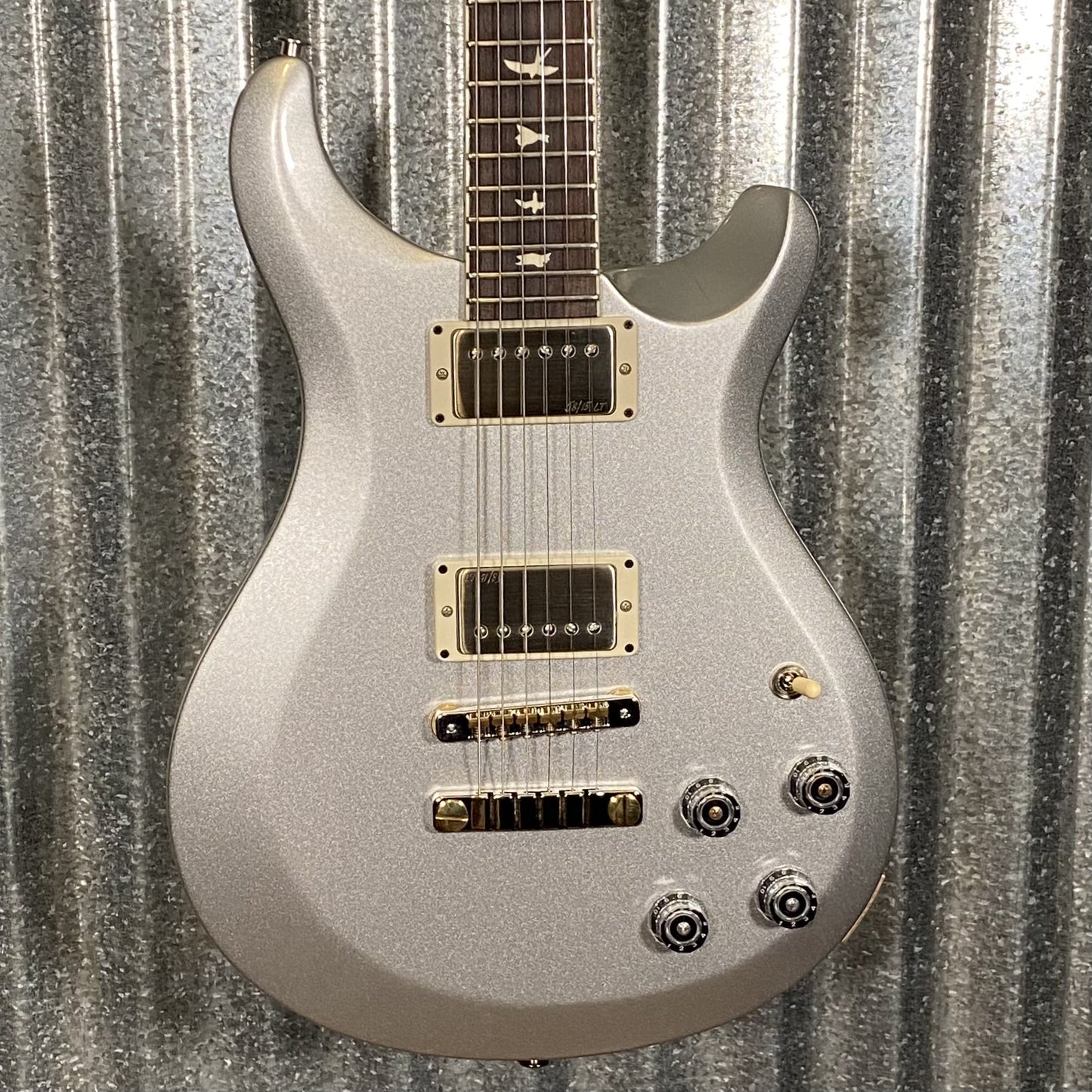 PRS Paul Reed Smith USA S2 MCCarty 594 Thinline Platinum Metallic Guitar & Bag #7220