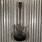 ESP LTD EC Black Metal Black Satin Guitar ECBKMBLKS #1516 Used