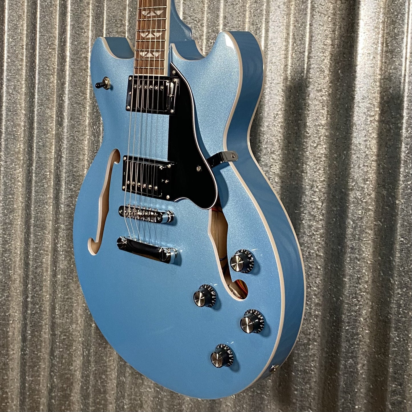 Westcreek Guitars 333 Semi Hollow Body Double Cutaway Blue #0058 Used