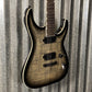 ESP LTD MH-1000NT Flame Charcoal Burst Guitar & Case #0514 Used