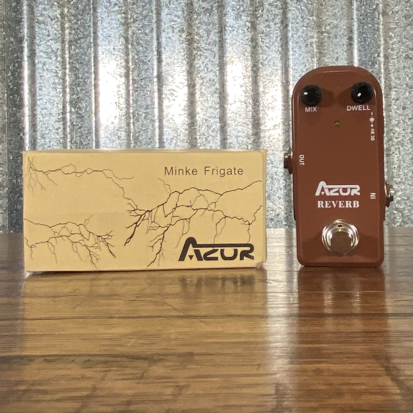 Azur AP-311 Reverb Min Guitar Effect Pedal Used