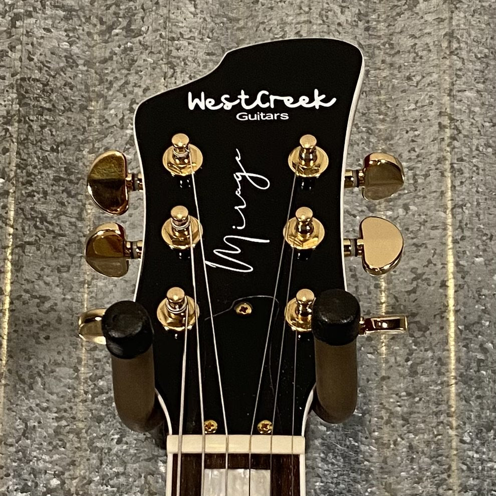 Westcreek Guitars Mirage T Bird Style Dual Humbucker Guitar Red #0065 Used