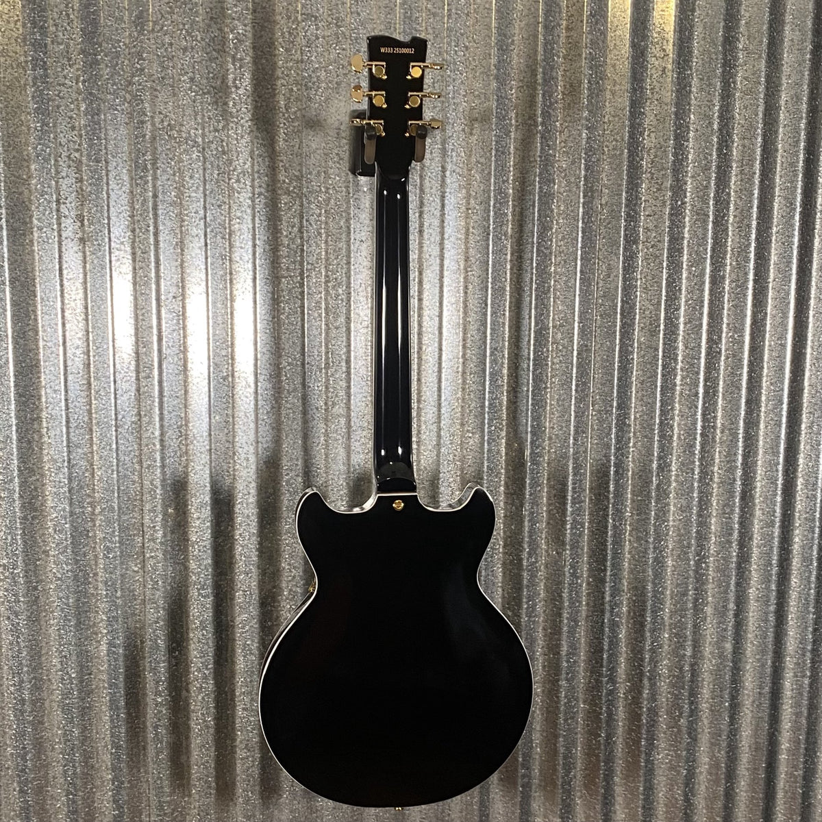 Westcreek Guitars 333 Semi Hollow Body Double Cutaway Black #0012  Used