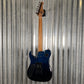Westcreek Guitars Helyx T Style Dual Humbucker Ocean Vortex Blue Guitar #0019 Used