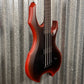 ESP LTD Fred Leclercq FL-4 Black Red Burst Satin 4 String Bass & Case FL4BLKREDBS #0302 Used
