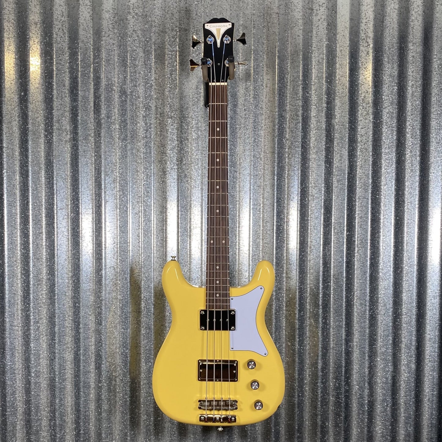 Epiphone Newport 4 String Short Scale Bass Sunset Yellow #2437 Used