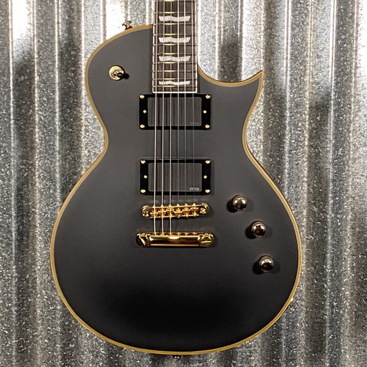 ESP LTD EC-1000 Vintage Black EMG Guitar EC1000VB #1108 Used