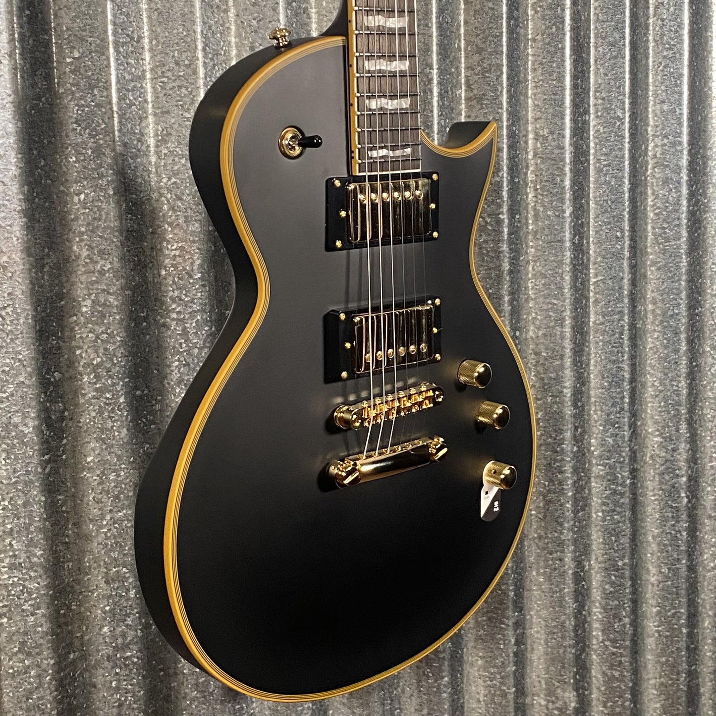 ESP LTD EC-1000 Vintage Black Seymour Duncan Guitar & Case #0674 Used