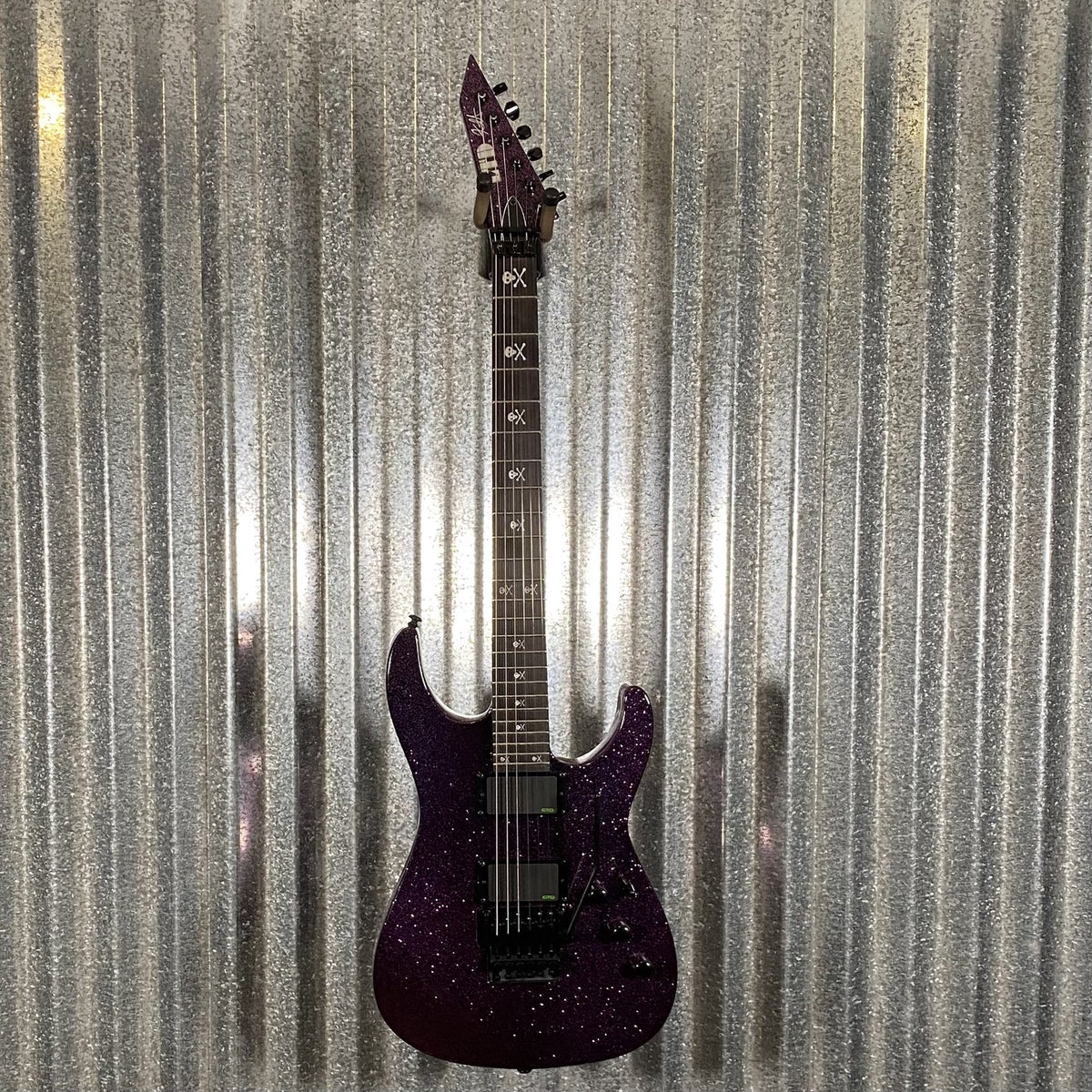 ESP LTD KH-602 Kirk Hammett Purple Sparkle EMG Guitar & Case KH602PSP #1773 Used