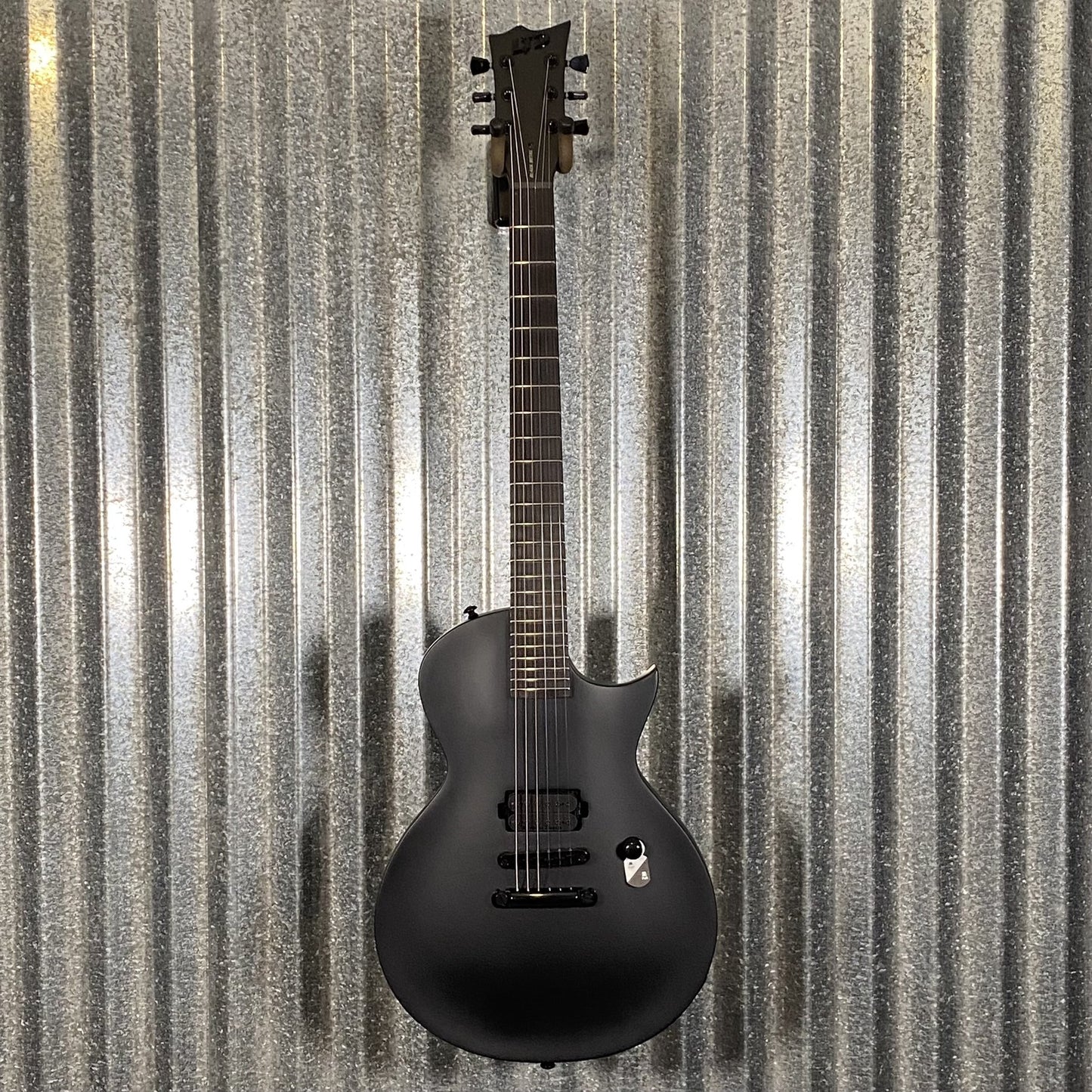 ESP LTD EC Black Metal Eclipse Seymour Duncan Black Satin Guitar & Case #0418 Used