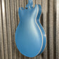 Westcreek Guitars 333 Semi Hollow Body Double Cutaway Blue #0027 Used