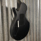 ESP LTD EC FR Black Metal Floyd Rose Black Satin Guitar ECFRBKMBLKS #1585 Used