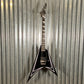 ESP LTD Alexi Laiho Sawtooth SE 20th Black White Pinstripe Guitar & Case USED #2045