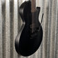 ESP LTD EC FR Black Metal Floyd Rose Black Satin Guitar ECFRBKMBLKS #0505 Used