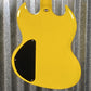 Westcreek Guitars Racer SG Offset Style Bumble-B Yellow #0028 Used