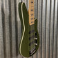 Reverend Triad 5 String Bass Army Green #70789