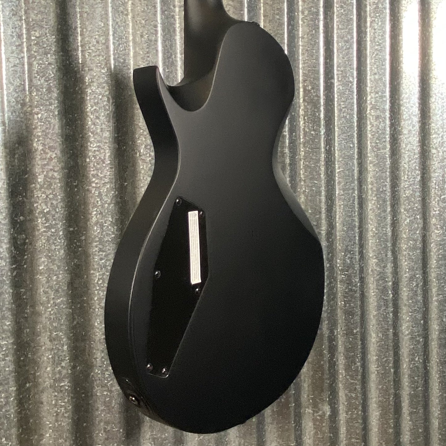 ESP LTD EC Black Metal Black Satin Guitar ECBKMBLKS #1990 Used