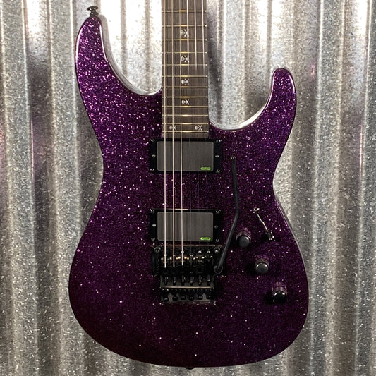 ESP LTD KH-602 Kirk Hammett Purple Sparkle EMG Guitar & Case KH602PSP #0971 Used