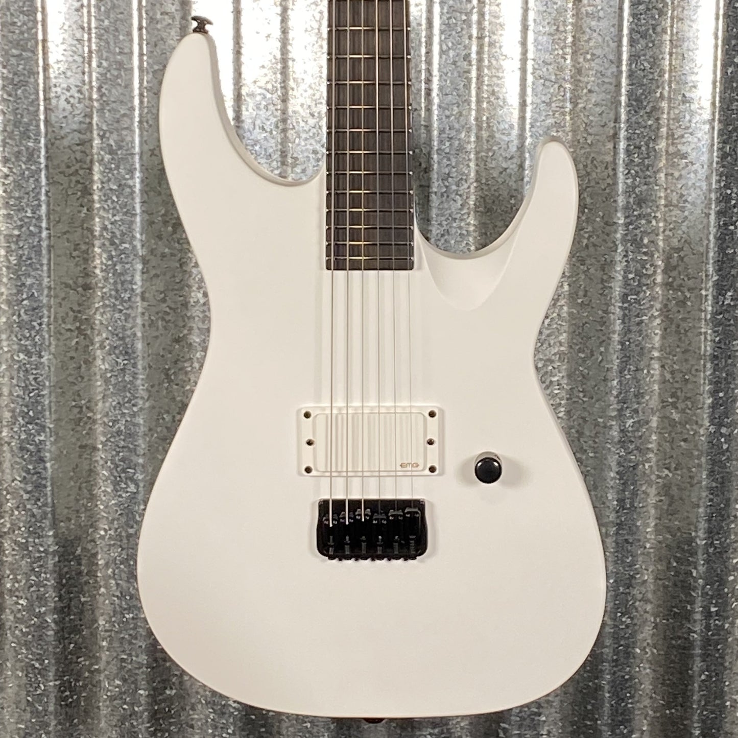 ESP LTD M-HT Arctic Metal Hard Tail Snow White Satin Guitar MHTARMSWS #0608 Used
