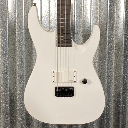 ESP LTD M-HT Arctic Metal Hard Tail Snow White Satin Guitar MHTARMSWS #0608 Used