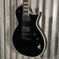 ESP LTD EC-1000S Gloss Black Fluence Guitar & Case #0366 Used