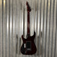 ESP LTD MH-1000 Evertune Flame Dark Brown Sunburst Guitar & Case #0341 Used