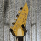ESP LTD KH-V Kirk Hammett V Gold Sparkle EMG Guitar & Case #0961 Used
