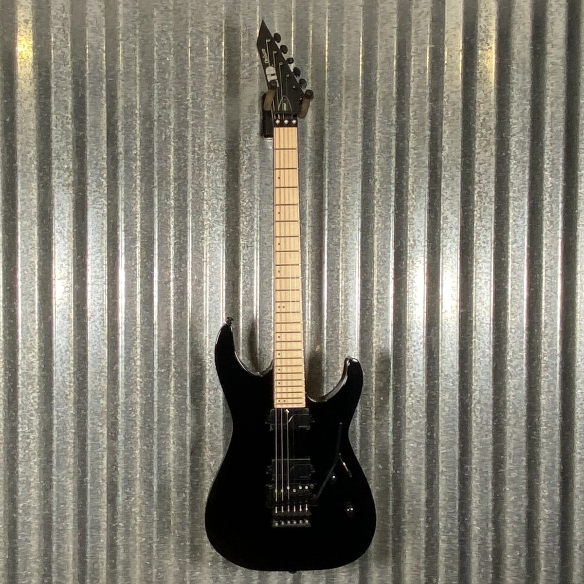 ESP LTD M-1000 Maple Floyd Rose Fluence Black Guitar LM1000MBLK #1256 Used