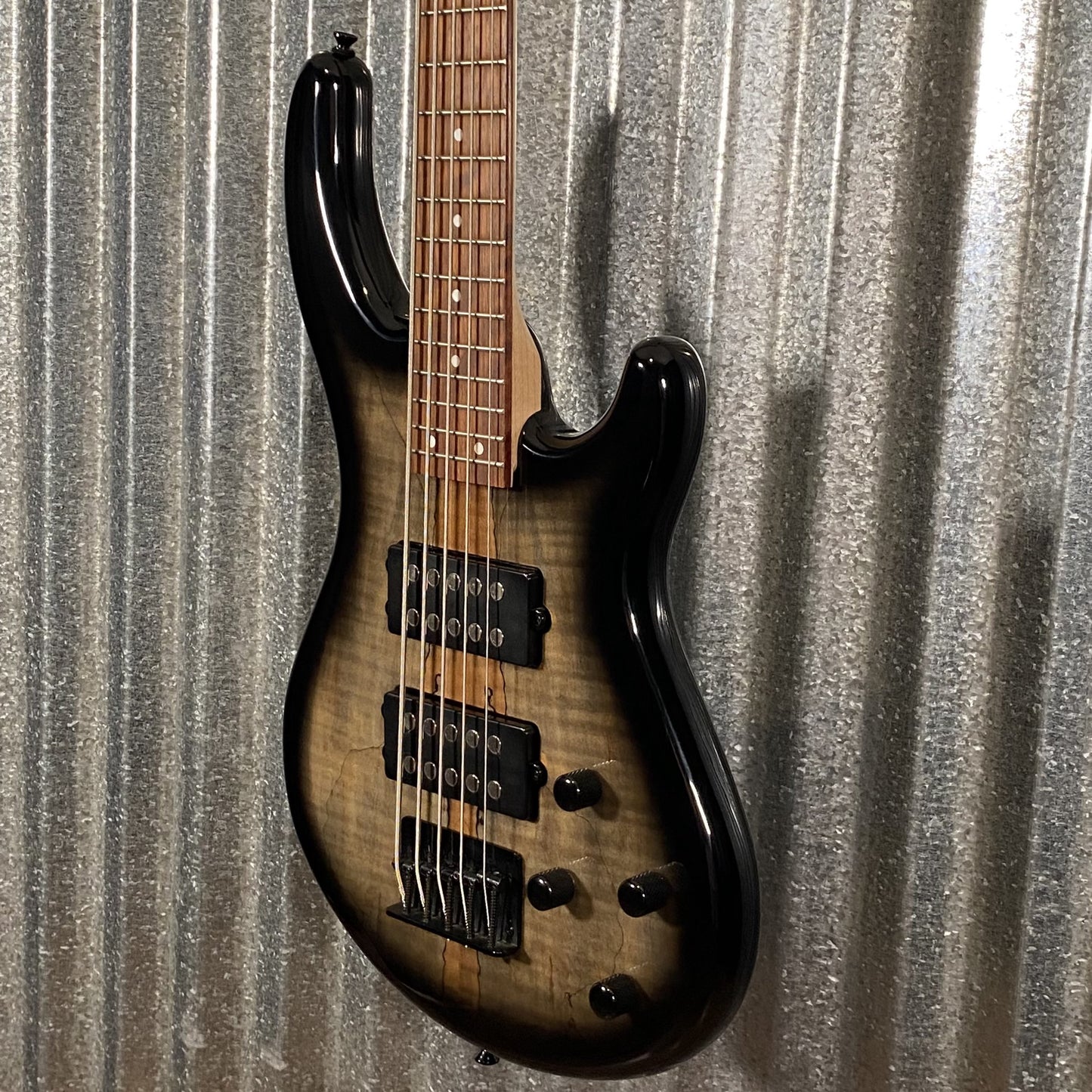 Dean Edge 2 5 String Bass Charcoal Burst & Case #0303 Used