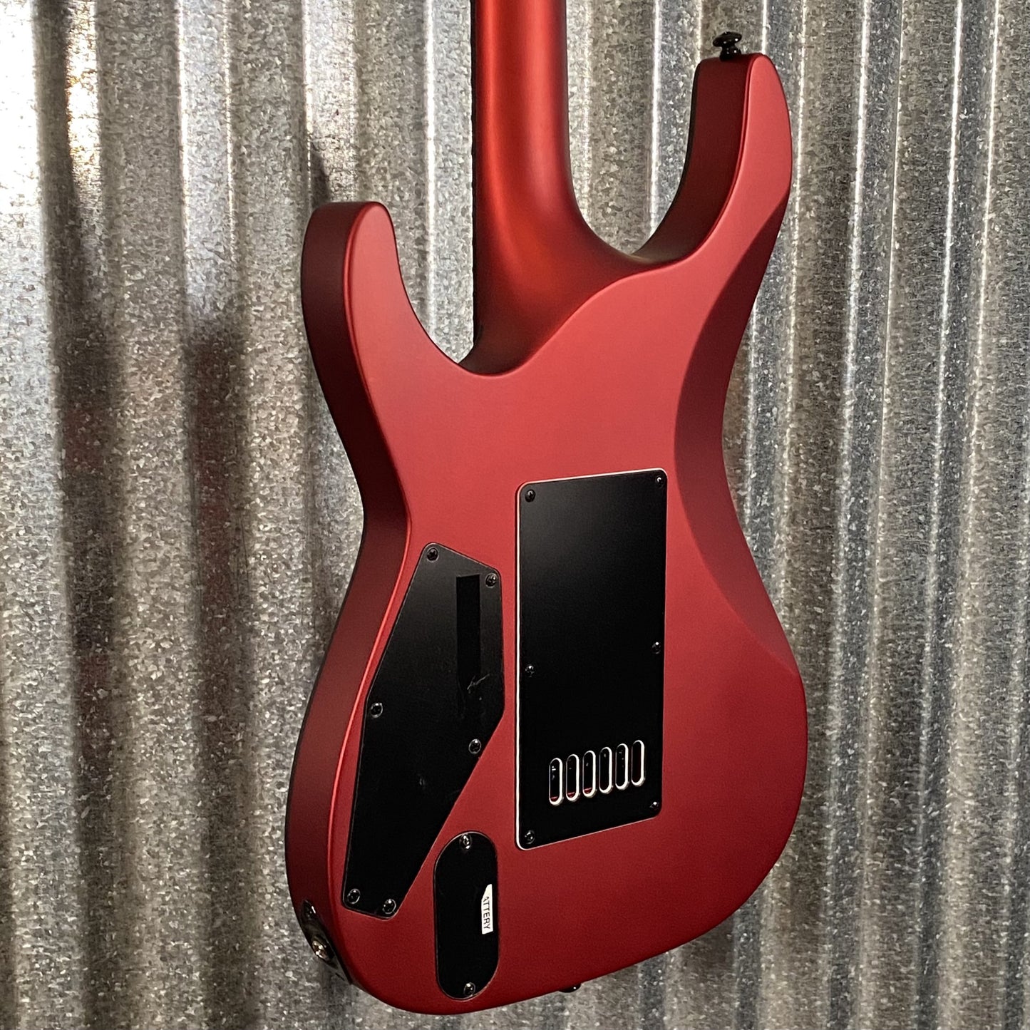 ESP LTD MH-1000 Evertune Candy Apple Red Satin Guitar #0731 Used