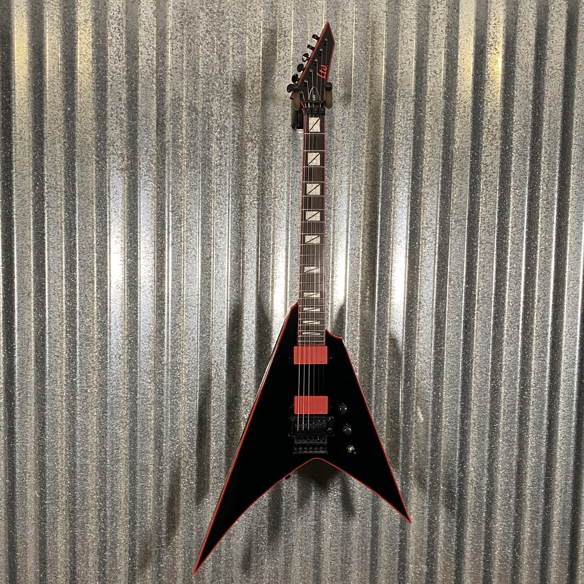 ESP LTD GH-SV Gary Holt V Black Guitar & Case #1022 Used