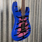 Westcreek Guitars Aetheris Superstrat Blue Tiger Guitar #0081 Used