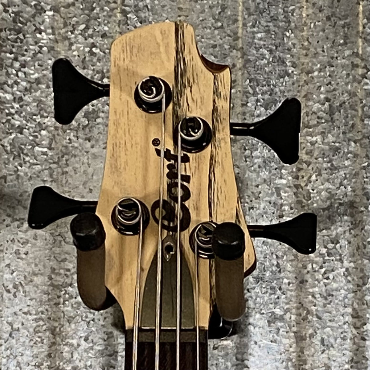 Cort Artisan A4 Ultra Ash Etched Natural Black 4 String Bass A4ULTRAENB #5017