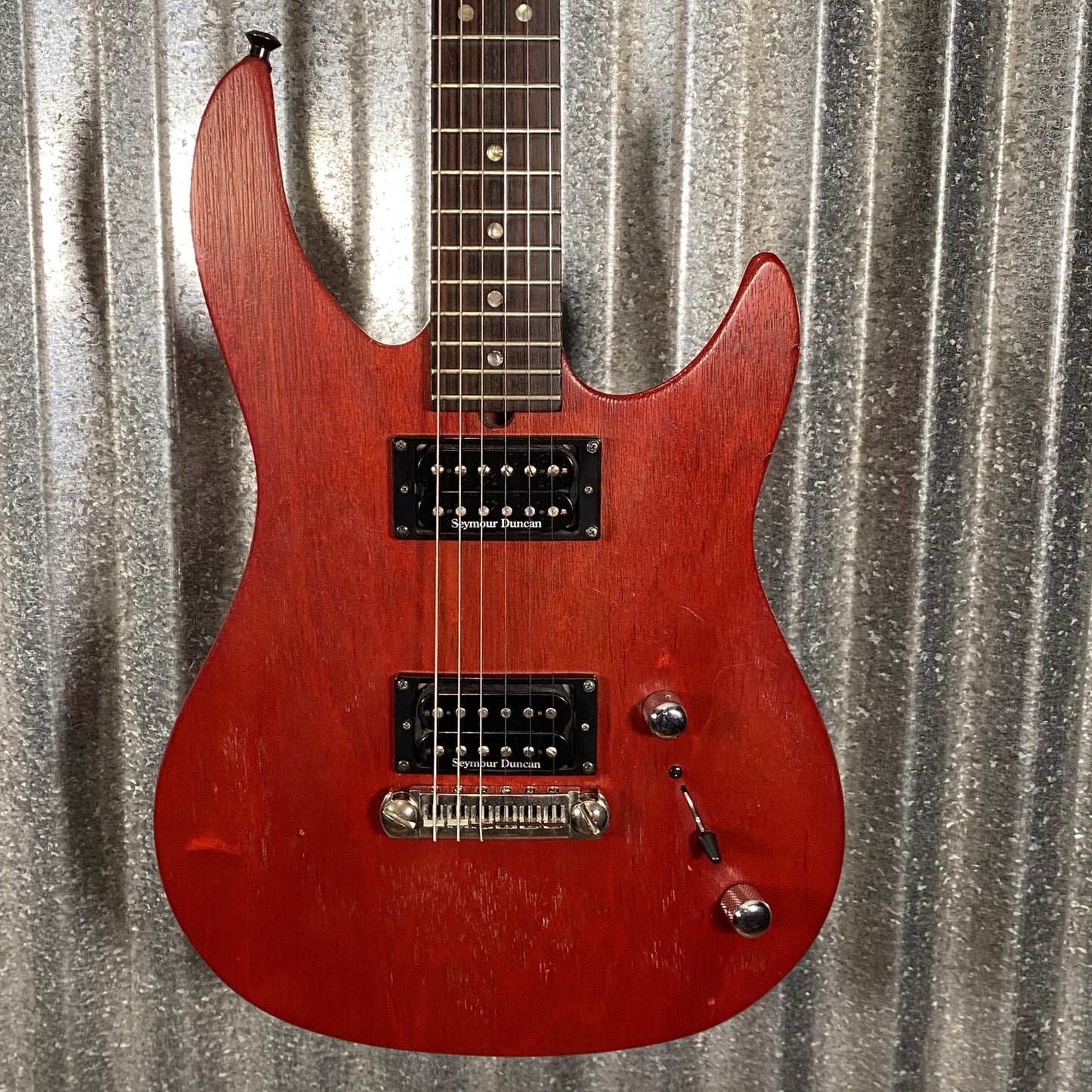 Brian Moore USA Custom Shop Satin Red Mahogany Seymore Duncan Guitar & Case #62074 Used