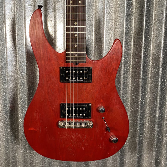 Brian Moore USA Custom Shop Satin Red Mahogany Seymore Duncan Guitar & Case #62074 Used