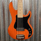 G&L USA Kiloton 5 Clear Orange Frost 5 String Bass & Case #2135 Used