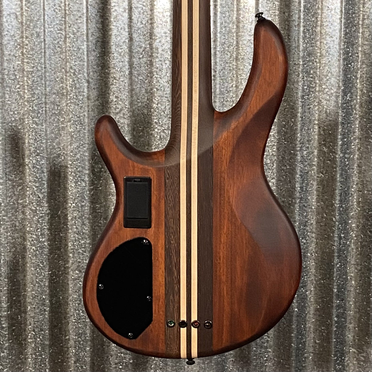 Cort Artisan A4 Ultra Ash Etched Natural Black 4 String Bass & Bag A4ULTRAENB #5020
