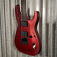 ESP LTD MH-1000 Evertune Candy Apple Red Satin Guitar & Case #0334 Used