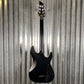 Schecter Damien Platinum 6 Flat Black Left Hand Guitar #3563 Used