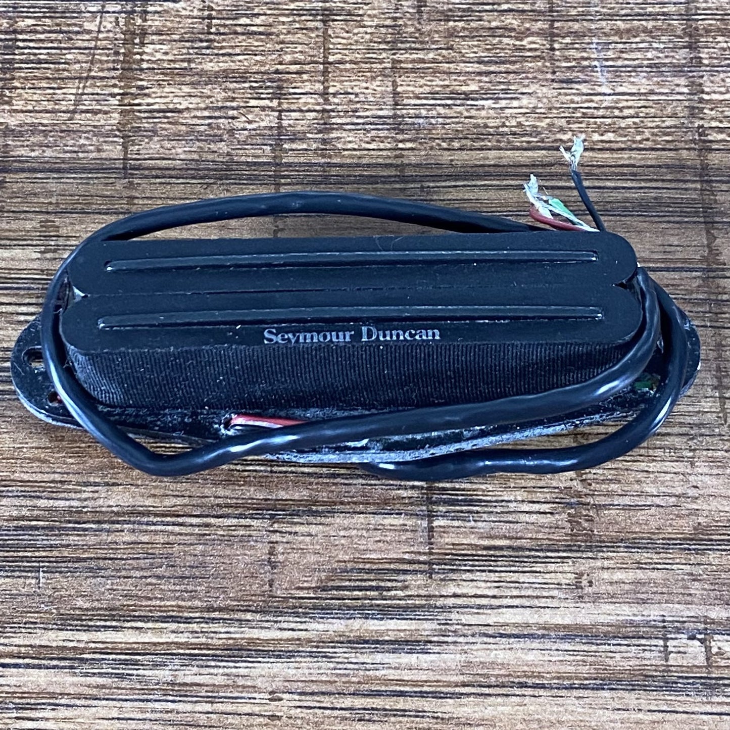 Seymour Duncan SHR-1 Hot Rails Strat Neck N Humbucker Guitar Pickup 4 Conductor Black Used