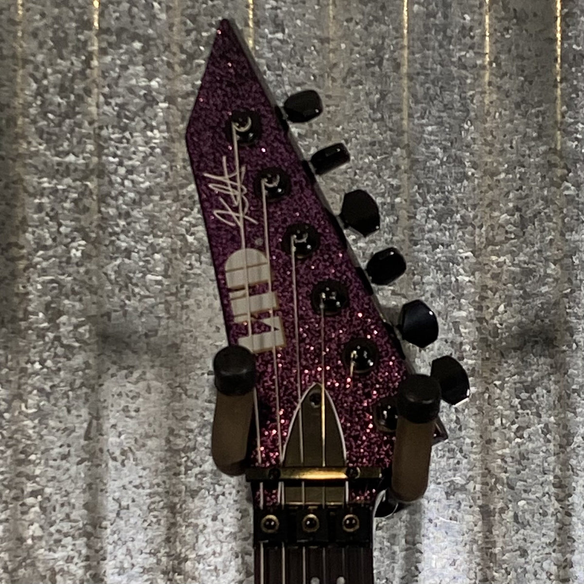 ESP LTD KH-602 Kirk Hammett Purple Sparkle EMG Guitar & Case KH602PSP #1191 Used