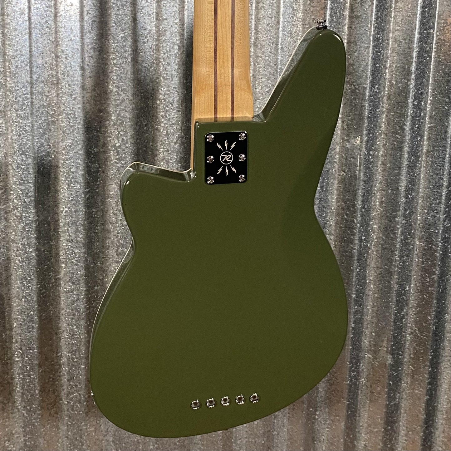 Reverend Triad 5 String Bass Army Green #70789