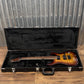 ESP LTD H-200 Flame Top Dark Brown Sunburst Guitar & Case #1026 Used
