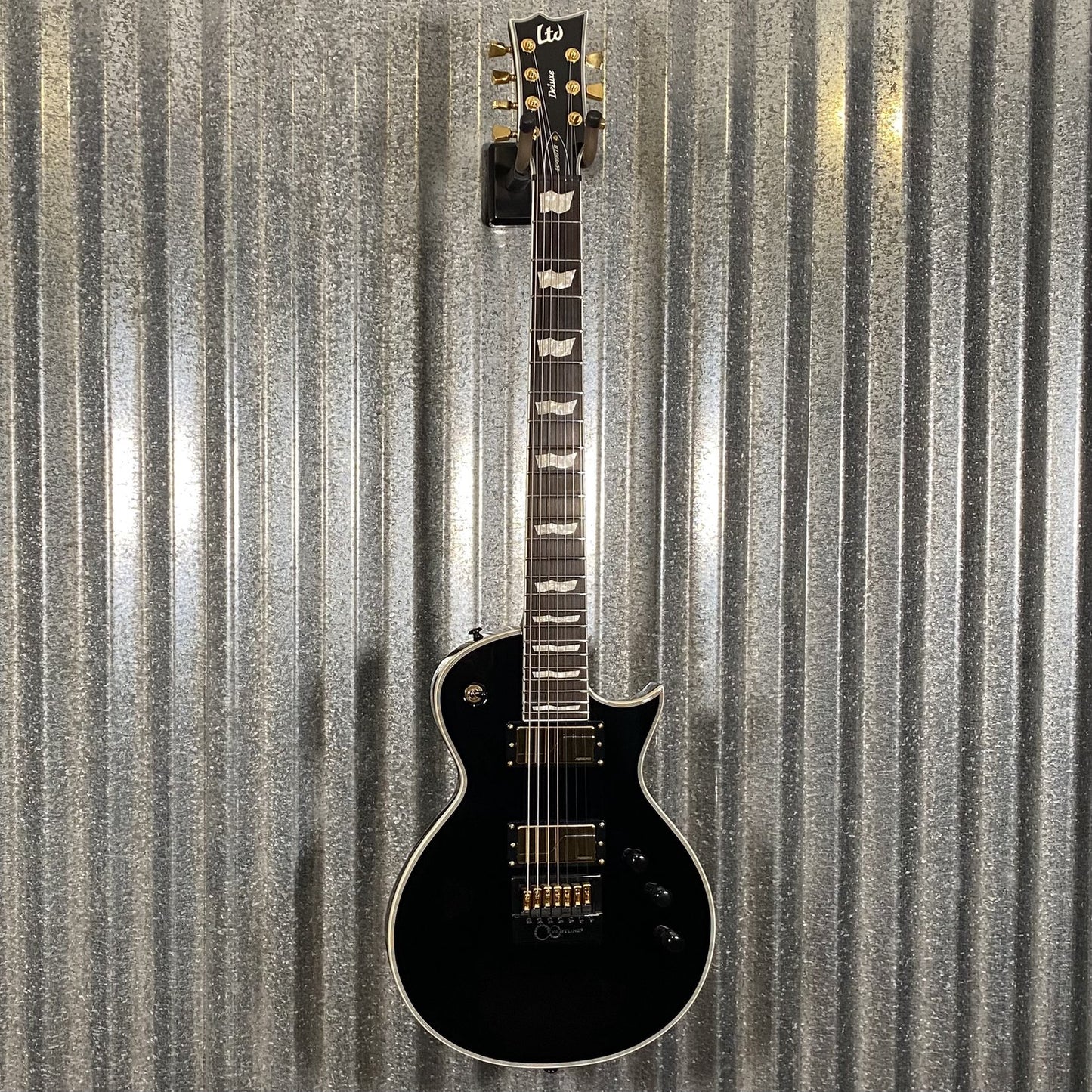 ESP LTD EC-1007B Evertune Baritone 7 String Black Guitar #2422 Used